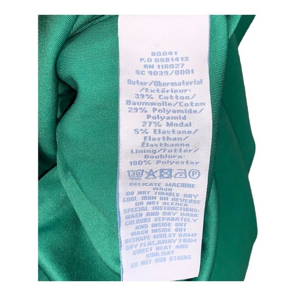 J Boden Green‎ Belle Ponte Sleeveless Dress Sz 6R - Picture 5 of 5